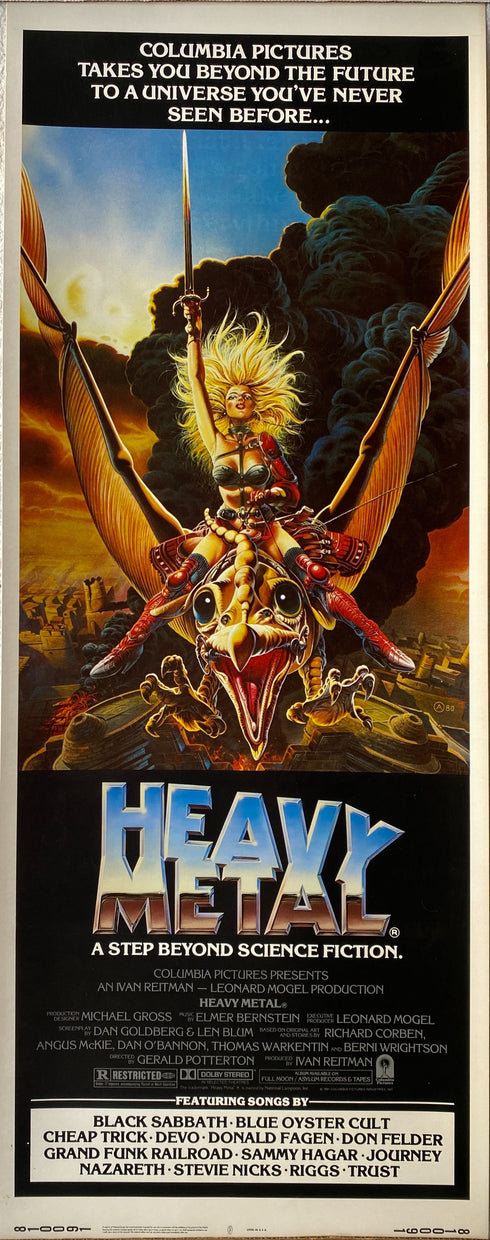 heavy metal 1981 insert card